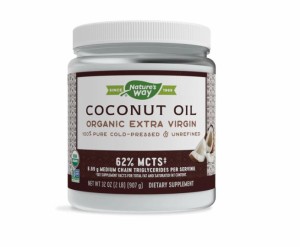 【お取り寄せ】ココナッツオイル　32oz/907g Nature’s way organic extra virgin coconut oil