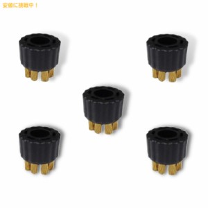 [5個入り] マッカラー 真鍮ブラシ 黒 McCulloch A275-004 Brass Brush 5pk Black