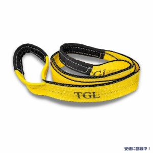 TGL ウインチ トーイング 牽引ストラップ 木に取り付け可能 黄色 約610cm Tree Saver Winch Strap Tow Strap Yellow 3 inch, 20 Foot 30,