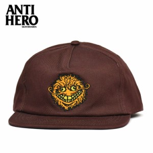 アンチヒーロー アンタイヒーロー キャップ グリンプル エスプレッソ ANTI HERO GRIMPLE SNAPBACK トラックキャップ スケートボード