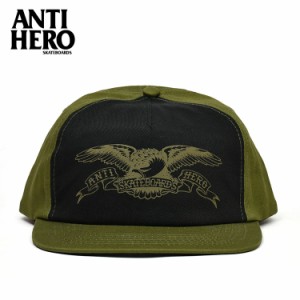 アンチヒーロー アンタイヒーロー キャップ ベーシックイーグル オリーブ ANTI HERO BASIC EAGLE Snapback OLIVE/BLACK トラックキャップ