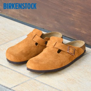 国内正規品 ビルケンシュト ボストン ミンク サンダル スエードレザー BIRKENSTOCK BOSTON LENB 幅狭/1027119 幅広/1027110