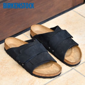 国内正規品 ビルケンシュトック キョウト サンダル ブラック ヌバック BIRKENSTOCK Kyoto BLACK 幅広 レザー 1022350