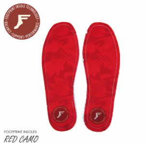 FPインソール 新規格 FP INSOLES フットプリント 5mm RED Camo 衝撃吸収 スケートボード スノーボード 中敷き スニーカー スケボー