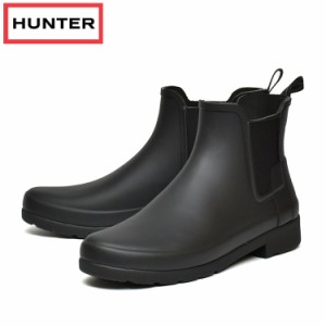 限定SALE ハンター レディース オリジナル リファインド チェルシーブーツ レインブーツ 長靴 ブラック HUNTER WOMENS REFINED CHELSEA 