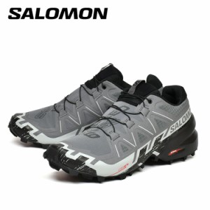 サロモン スピードクロス トレイルランニングシューズ SALOMON SPEEDCROSS 6 Quiet Shade / Black / Pearl Blue L41738000