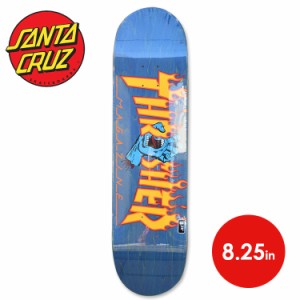 サンタクルーズ × スラッシャー コラボ デッキ スクリーミング フレイム SANTA CRUZ SCREAMING FLAME LOGO TEAM DECK スケートボード 板