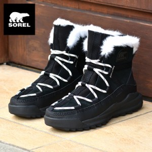 ソレル アウトアンドアバウト リミックス グレイシー ウォータープルーフ ブラック レディース SOREL ONA RMX GLACY WP WOMENS スノーブ