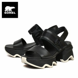 ソレル キネティックインパクトスリングバックヒールサンダル レディース SOREL KINETIC IMPACT SLINGBACK HEEL SANDAL NL4951 011 BLACK