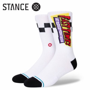 SALE メール便 スタンス ソックス 初体験 リッジモンド・ハイ STANCE GNARLY オシャレ プレゼントに最適 A556C22GNA#WHT