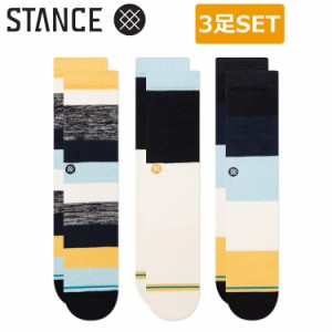 SALE メール便 スタンス ソックス 3足セット 靴下 STANCE MELBOURNE 3 PACK オシャレ プレゼントに最適 A556A23MEL#MUL