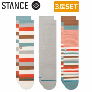 SALE メール便 スタンス ソックス 3足セット 靴下 STANCE WALDOS 3 PACK オシャレ プレゼントに最適 A556A23WAL#MUL