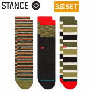 SALE メール便 スタンス ソックス 3足セット 靴下 STANCE HAHALIDAYZ 3 PACK オシャレ プレゼントに最適 A556D23HAH#MUL