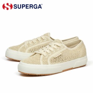 SALE スペルガ スニーカー レディース ベージュ SUPERGA 2750 ORGANIC MACRAME BEIGE RAW S6125CW A00