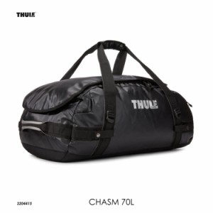 Thule Chasm 70L ダッフルバッグ Black 帰省 旅行 部活 キャンプ 合宿 アウトドア スーリー