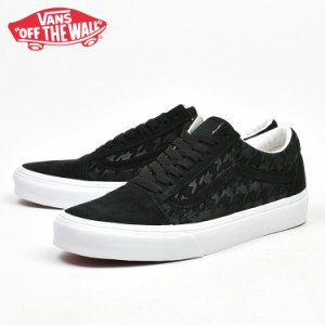 SALE バンズ オールドスクール スニーカー VANS OLD SKOOL (HOUNDSTOOTH EMBOSS) BLACK/TRUE WHITE ヴァンズ スケートシューズ vn0a38g19