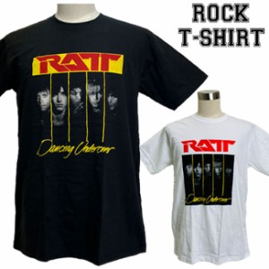 Ratt グラフィック Tシャツ ラット メンバーイラスト ロックTシャツ バンドTシャツ 半袖 メンズ レディース かっこいい バンT ロックT バ