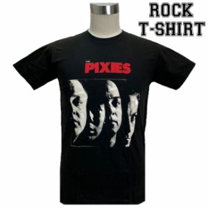 Pixies グラフィック Tシャツ ピクシーズ メンバーイラスト ロックTシャツ バンドTシャツ メンズ レディース ロックT バンドT バンT 衣装