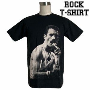 Freddie Mercury グラフィック Tシャツ フレディ マーキュリー ガッツポーズ ロックTシャツ バンドTシャツ メンズ レディース ロックT バ