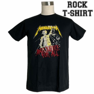 Metallica グラフィック Tシャツ メタリカTシャツ そして全ての為の正義へ ロックTシャツ バンドTシャツ メンズ レディース ロックT バン