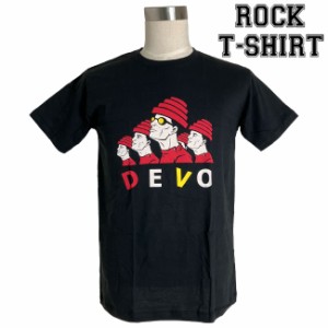 Devo グラフィック Tシャツ ディーヴォ メンバーイラスト ロックTシャツ バンドTシャツ メンズ レディース ロックT バンドT バンT 衣装 