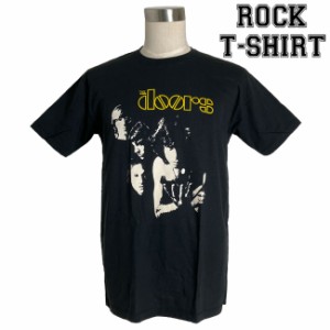 The Doors グラフィック Tシャツ ドアーズ メンバーイラスト ロックTシャツ バンドTシャツ メンズ レディース ロックT バンドT バンT 衣