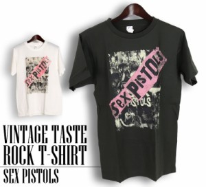 ヴィンテージ風 Sex Pistols Tシャツ セックスピストルズ ロックTシャツ バンドTシャツ 半袖 メンズ レディース かっこいい バンT ロック