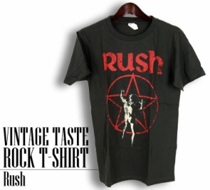 ヴィンテージ風 Rush Tシャツ ラッシュ ロックTシャツ バンドTシャツ 半袖 メンズ レディース かっこいい バンT ロックT バンドT ダンス 