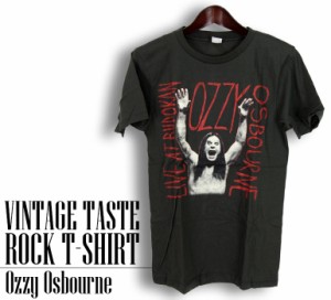 ヴィンテージ風 Ozzy Osbourne Tシャツ オジー オズボーン ロックTシャツ バンドTシャツ 半袖 メンズ レディース かっこいい バンT ロッ