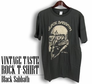 ヴィンテージ風 Black Sabbath Tシャツ ブラックサバス ロックTシャツ バンドTシャツ 半袖 メンズ レディース かっこいい バンT ロックT 