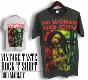 ヴィンテージ風 Bob Marley Tシャツ ボブ・マーリー ロックTシャツ バンドTシャツ ラスタ 半袖 メンズ レディース かっこいい バンT ロッ