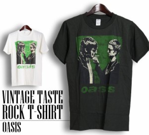 ヴィンテージ風 Oasis Tシャツ オアシス ロックTシャツ バンドTシャツ ノエル・ギャラガー 半袖 メンズ レディース かっこいい バンT ロ