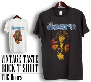 ヴィンテージ風 Doors Tシャツ ドアーズ ロックTシャツ バンドTシャツ メンズ レディース ロックT バンドT バンT ロゴ バンド ロゴT ダン