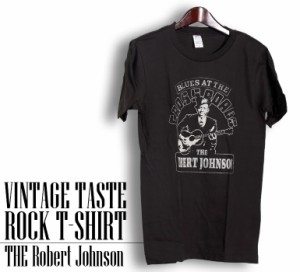 ヴィンテージ風 Robert Leroy Johnson Tシャツ ロバート ジョンソン ロックTシャツ バンドTシャツ メンズ レディース ロックT バンドT バ