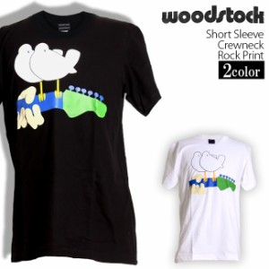 Woodstock Festival Tシャツ ウッドストック ロックTシャツ バンドTシャツ 半袖 メンズ レディース かっこいい バンT ロックT バンドT ダ