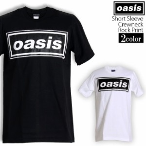 Oasis Tシャツ オアシス Band Logo ロックTシャツ バンドTシャツ 半袖 メンズ レディース かっこいい バンT ロックT バンドT ロゴ ロゴT 