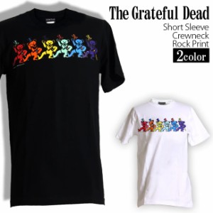 Grateful Dead Tシャツ グレイトフルデッド ロックTシャツ バンドTシャツ ダンシングベア デッドベア ビーンベア メンズ レディース パロ