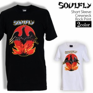 Soulfly Tシャツ ソウルフライ ロックTシャツ バンドTシャツ 半袖 メンズ レディース かっこいい バンT ロックT バンドT ダンス ロック 