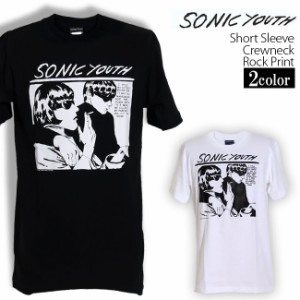 Sonic Youth Tシャツ ソニックユース Goo ロックTシャツ バンドTシャツ 半袖 メンズ レディース かっこいい バンT ロックT バンドT ダン