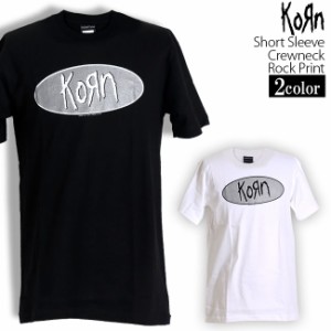 Korn Tシャツ コーン ロックTシャツ バンドTシャツ 半袖 メンズ レディース かっこいい バンT ロックT バンドT ダンス ロック パンク 大