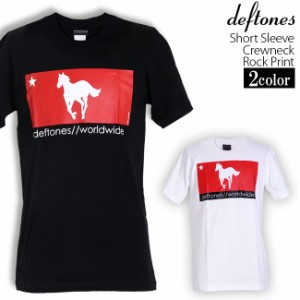 Deftones Tシャツ デフトーンズ ロックTシャツ バンドTシャツ White Pony 半袖 メンズ レディース かっこいい バンT ロックT バンドT ダ