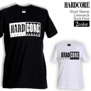 HARDCORE ハードコア ロックTシャツ バンドTシャツ 半袖 メンズ レディース かっこいい バンT ロックT バンドT ダンス ロック パンク 大