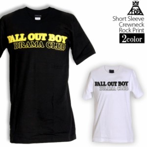 Fall Out Boy Tシャツ フォールアウトボーイ ロックTシャツ バンドTシャツ 半袖 メンズ レディース かっこいい バンT ロックT バンドT ダ