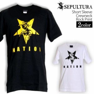 Sepultura Tシャツ セパルトゥラ ロックTシャツ バンドTシャツ セパルトラ 半袖 メンズ レディース かっこいい バンT ロックT バンドT ダ