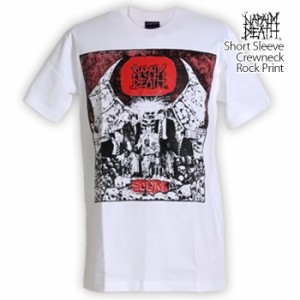 Napalm Death Tシャツ ナパームデス ロックTシャツ バンドTシャツ 半袖 メンズ レディース かっこいい バンT ロックT バンドT ダンス ロ