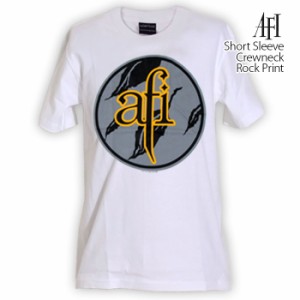 AFI Tシャツ エーエフアイ ロックTシャツ バンド 半袖 メンズ レディース かっこいい バンT ロックT バンドT ダンス ロック パンク  綿  