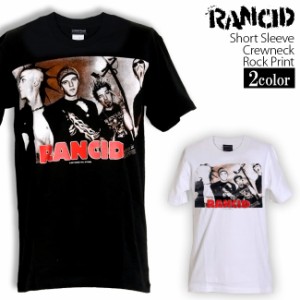 Rancid Tシャツ ランシド ロックTシャツ バンドTシャツ 半袖 メンズ レディース かっこいい バンT ロックT バンドT ダンス ロック パンク