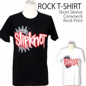 SlipKnoT Tシャツ スリップノット ロックTシャツ バンドTシャツ 半袖 メンズ レディース かっこいい バンT ロックT バンドT ダンス ロッ