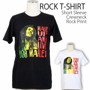 Bob Marley Tシャツ ボブ・マーリー ロックTシャツ バンドTシャツ ラスタ 半袖 メンズ レディース かっこいい バンT ロックT バンドT ダ