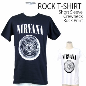 Nirvana Tシャツ ニルヴァーナ ロックTシャツ バンドTシャツ ニルバーナ Circle サークル 半袖 メンズ レディース かっこいい バンT ロッ